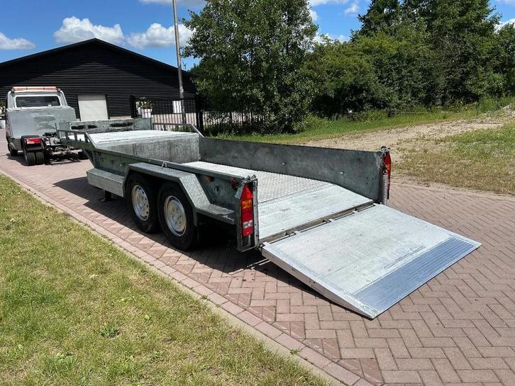 VELDHUIZEN Be oplegger 7.5 ton kuipdieplader (bj 2010), Auto's, Vrachtwagens, Bedrijf, Te koop, Aanhangers en Opleggers, Overige brandstoffen