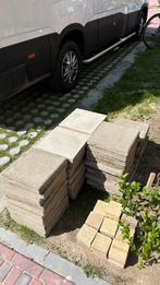 gratis tegels, Tuin en Terras, Tegels en Klinkers, Ophalen, Gebruikt, 10 m² of meer, Beton