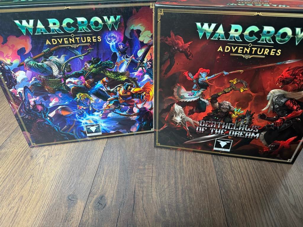 Warcrow Adventures + Uitbreiding - Bordspel, Ophalen of Verzenden, Zo goed als nieuw