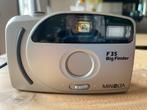 Minolta F35 Big Finder met hoes, Ophalen of Verzenden, Gebruikt, Compact, Minolta