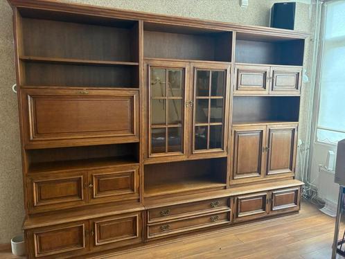 Eikenhouten castle furniture kast, Huis en Inrichting, Kasten | Buffetkasten, Gebruikt, 200 cm of meer, 200 cm of meer, 25 tot 50 cm