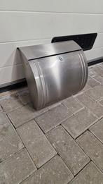 RVS Brievenbus 35x35cm met Sleutel, Tuin en Terras, Ophalen of Verzenden, Zo goed als nieuw, Rvs, Wandbrievenbus