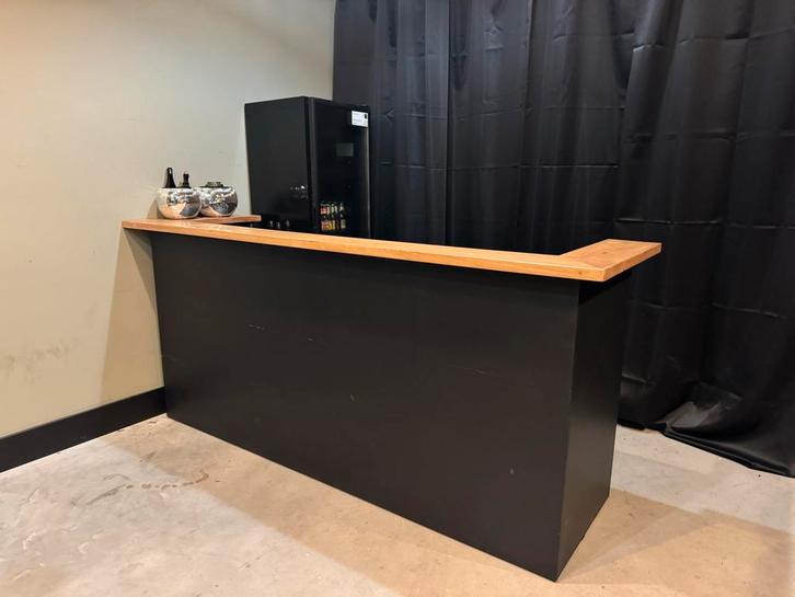 Mobiele Bar met Buffetkast - Ideaal voor Feesten!, Huis en Inrichting, Barren, Zo goed als nieuw, Ophalen