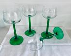4 wijn glaasjes dessert glazen France MCM, Ophalen of Verzenden, Zo goed als nieuw, Frisdrankglas