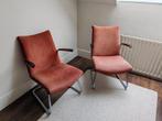 Design stoelen van De Wit, Ophalen, Gebruikt, Twee, Bruin