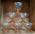 6 coupes Rosaline Swirl Luminarc, Ophalen of Verzenden, Zo goed als nieuw