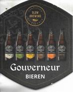 Gouverneur Bieren - Bierviltje, Verzamelen, Biermerken, Ophalen of Verzenden, Zo goed als nieuw, Viltje(s), Overige merken