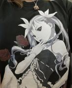 Shirt Mina tepes M/L dance in the vampire bund anime/manga, Maat 48/50 (M), Zwart, Ophalen of Verzenden, Zo goed als nieuw
