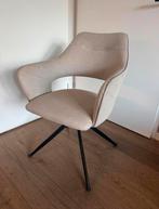 Set van 2 draaibare beige stoelen, Huis en Inrichting, Stoelen, Ophalen, Twee, Overige kleuren, Zo goed als nieuw