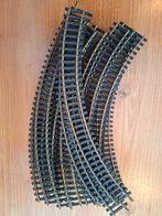 FM 6020-1	Fleischmann gebogencrail radius = 250 mm, Hobby en Vrije tijd, Modeltreinen | H0, Gelijkstroom, Fleischmann, Rails, Ophalen of Verzenden