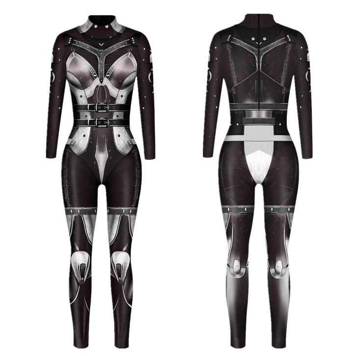 Dames catsuit 12 bodysuit robot zwart zilveren party feest, Kleding | Dames, Carnavalskleding en Feestkleding, Nieuw, Kleding