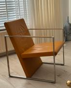 Twee Arco Spine design leren fauteuils, Ophalen of Verzenden, Zo goed als nieuw, Overige kleuren, Twee