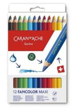 Caran d'Ache Fancolor maxi 12st, Hobby en Vrije tijd, Tekenen, Verzenden, Nieuw, Potlood of Stift