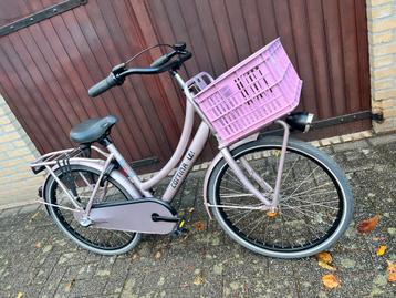 Gave Cortina U4 meisjesfiets 24 inch 3versn remnaaf rozekrat beschikbaar voor biedingen
