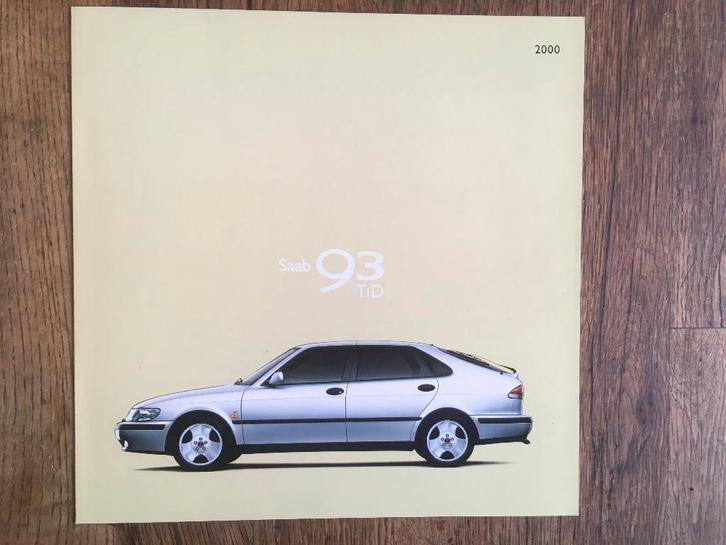 Saab 93 Saab 9-3 sedan, Boeken, Auto's | Folders en Tijdschriften, Nieuw, Overige merken, Ophalen of Verzenden