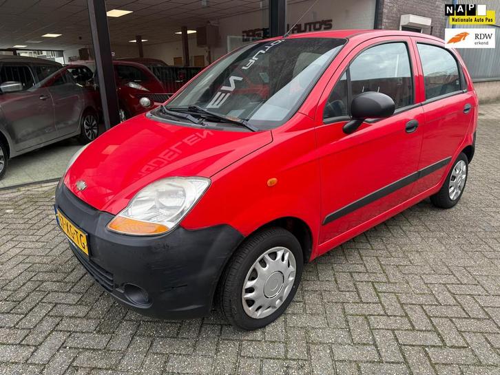 Chevrolet Matiz 0.8 Pure 5deurs APK 04-2026, Auto's, Chevrolet, Bedrijf, Te koop, Matiz, ABS, Airbags, Startonderbreker, Benzine