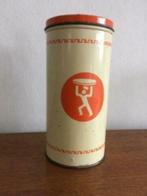 Blik Turkstra beschuitbus retro vintage Oranje , Verzamelen, Verzenden, Beschuit, Overige merken
