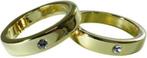 HUWELIJK ringS w. 2 BRILLIANTS - dit beeld is 24-karaats ver, Verzenden, Mail@gustav-lindner.at, Nieuw, Vilsalpseestrabe