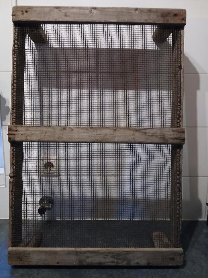 Grote oude houten zeef voor vele decoratie doeleinden, Huis en Inrichting, Overige Huis en Inrichting, Ophalen