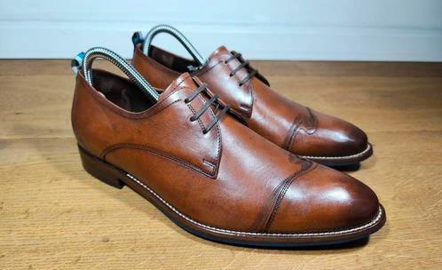 Floris van Bommel herenschoenen maat 6,5 / 40, Kleding | Heren, Schoenen, Zo goed als nieuw, Veterschoenen, Overige kleuren, Ophalen