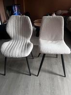 Witte teddy eettafel stoelen, Huis en Inrichting, Stoelen, Ophalen of Verzenden, Gebruikt, Wit, Vier