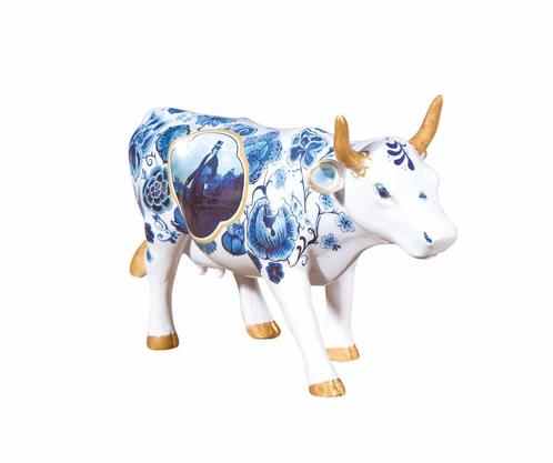 Nieuw Cow Parade koe Bone China medium gratis verzending., Antiek en Kunst, Kunst | Designobjecten, Ophalen of Verzenden