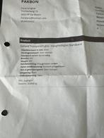 Glasplaat, Ophalen of Verzenden, Zo goed als nieuw, Folie