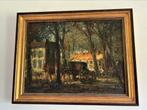 Marinus Bies (1894-1975) Dorpsplein  Nuenen (NB), Antiek en Kunst, Kunst | Schilderijen | Klassiek, Ophalen of Verzenden