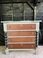 Vintage antieke ladekast met pilaren, Ophalen