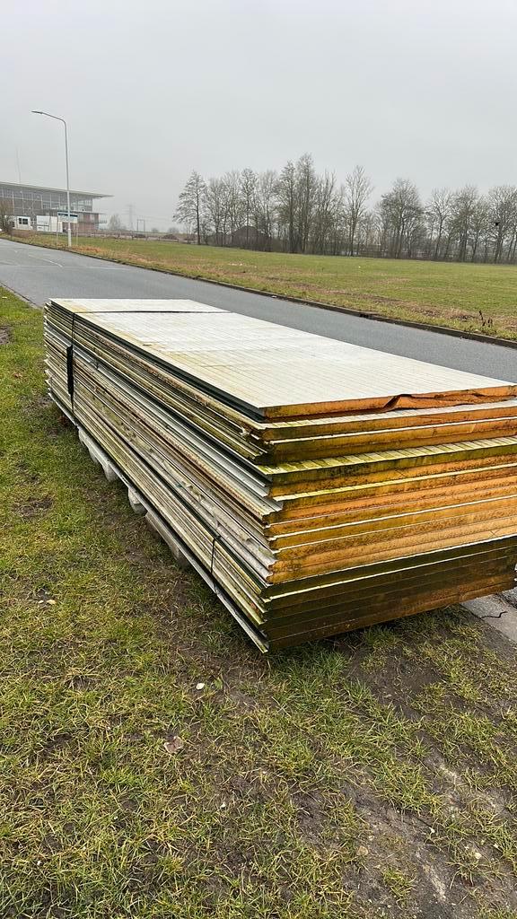 B-keus partij sandwichpaneel, Doe-het-zelf en Verbouw, Platen en Panelen, Zo goed als nieuw, Overige materialen, 20 tot 50 mm
