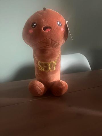 Bruine piemel knuffel sexy pluche knuffels speelgoed beschikbaar voor biedingen