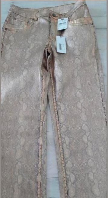 ZOSO Broek Demi Model 244 River  Gold W48 Nieuw Maat L  beschikbaar voor biedingen