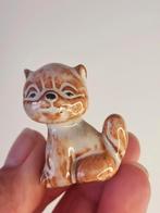 Vintage 1980 glazuur keramiek poesje kat, Antiek en Kunst, Ophalen of Verzenden