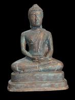 Bronze Boeddha Herkomst Thailand 20cm, Ophalen of Verzenden, Zo goed als nieuw