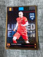 Panini FIFA 365 2016 Andres Iniesta Limited Edition, Ophalen of Verzenden, Zo goed als nieuw, Buitenlandse clubs, Spelerskaart