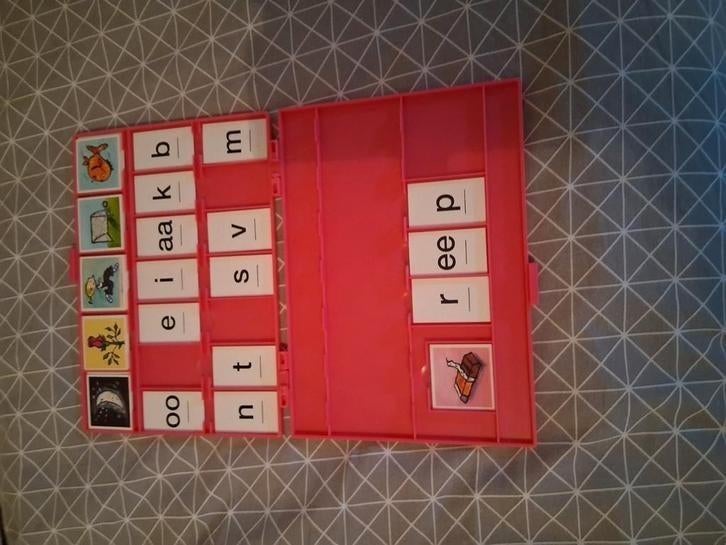 Woordendoos veilig leren lezen Plaatjes en Letters, Ophalen, Gebruikt, Taal en Lezen