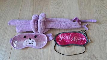 Slaapmasker ontspanningsmasker haarkruller beschikbaar voor biedingen