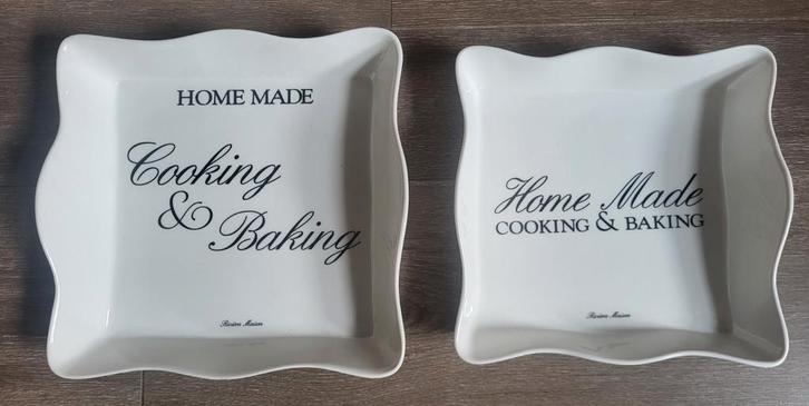 Rivièra Maison Serveer-/Ovenschalen Set, Huis en Inrichting, Keuken | Keukenbenodigdheden, Zo goed als nieuw, Ophalen of Verzenden