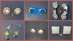 Diverse vintage oorbellen broches ketting sieraden retro, Ophalen of Verzenden, Gebruikt, Overige materialen