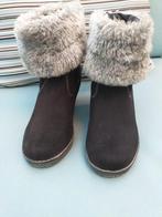 Zwarte sleehak maat 38, Zwart, Lage of Enkellaarzen, Ophalen of Verzenden, Zo goed als nieuw