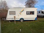 Nette Knaus Blueline 450, Caravans en Kamperen, Caravans, 75 kg, Omvormbare zithoek, Treinzit, Particulier