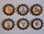 Hertjes herten bambi koperkleurige broche broches, Overige materialen, Overige kleuren, Minder dan 4 cm, Nieuw