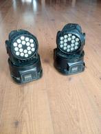 Led moving heads set Beamz, Muziek en Instrumenten, Licht en Laser, Ophalen, Zo goed als nieuw, Licht, Kleur