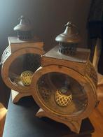 Houten Kandelaars rond, Ophalen of Verzenden, Overige materialen