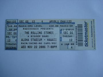Ticket The Rolling Stones. A bigger bang. 2006 beschikbaar voor biedingen