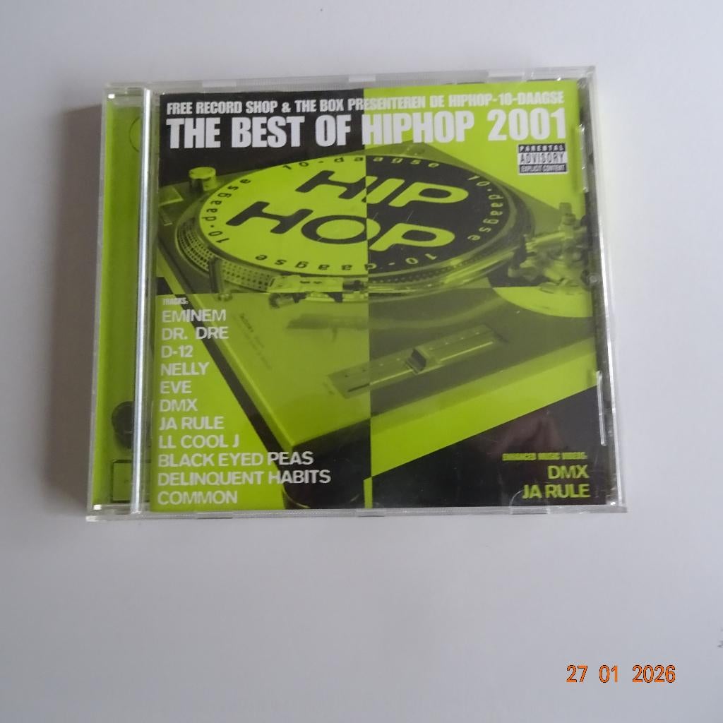 The best of HipHop - Dr. Dre, Black eyed peas, LL Cool J eva, Cd's en Dvd's, Cd's | Verzamelalbums, Verzenden, Gebruikt, Hiphop en Rap