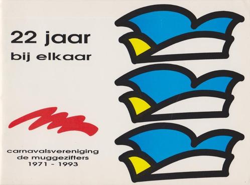 Boek Carnavalsvereniging de Muggezifters. 22 Jaar bij elkaar, Boeken, Geschiedenis | Stad en Regio, Zo goed als nieuw, Verzenden