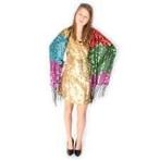 Grote Regenboog glitter Pailetten sjaal nieuw, Kleding | Dames, Ophalen of Verzenden, Zo goed als nieuw, Maat 42/44 (L)
