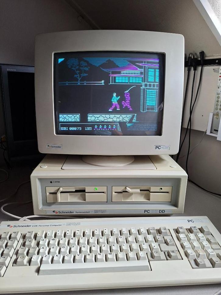 Schneider PC1512DD (Amstrad) in ovp, Computers en Software, Vintage Computers, Ophalen