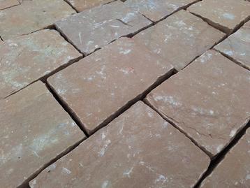 kasseien Sandstone Golden Leaf 20x14x5/7 cm gekapt beschikbaar voor biedingen